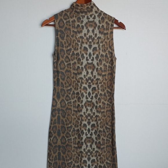 Antistar Sleeveless Leopard midi - Picture 3 of 6